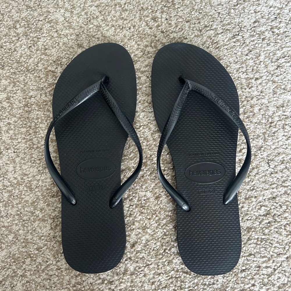 Havaianas Sleek Black Sandals